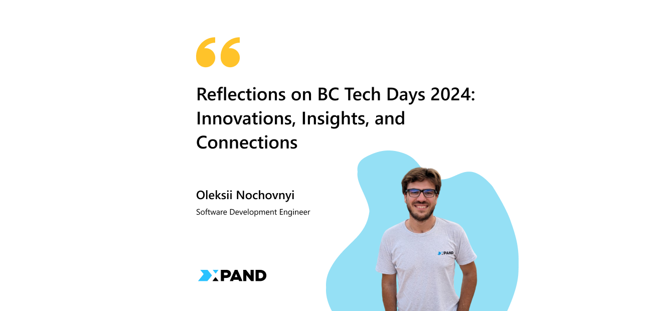 Engineer’s reflections on BC Tech Days 2024: Insights and experiences in Antwerp. 