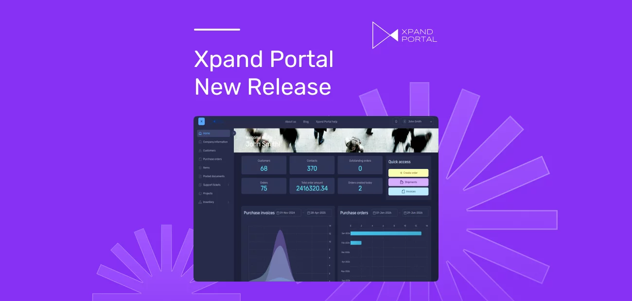 Xpand Portal 4.2.0.0 version introduces automated field values, portal module import, setup improvements, and dark theme Svitiaz!